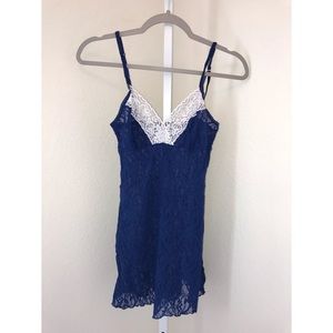 Felina Blue Lace Lingerie - size S